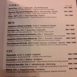 Mitzi. - Kortárs Kávéház & Bár, Budapest - Étlap/itallap