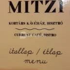 Mitzi. - Kortárs Kávéház & Bár Budapest - Étlap/itallap