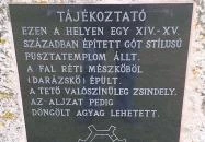 Mizseszék - Pusztatemplom romjai Lajosmizse
