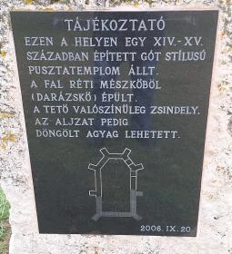 Mizseszék - Pusztatemplom romjai