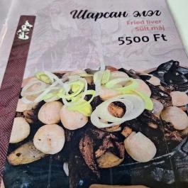 Mongol Jurta Budapest - Étlap/itallap