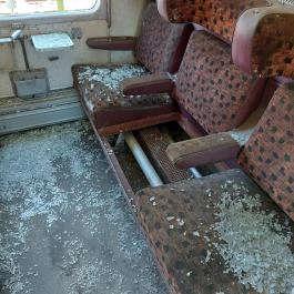 Mozdony skanzen Celldömölk - Belső