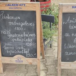 Műgáti Csárda Nick - Étlap/itallap