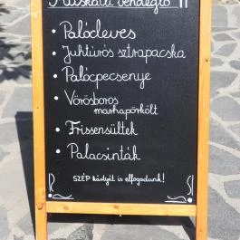 Muskátli Vendéglő , Hollókő - Étlap/itallap