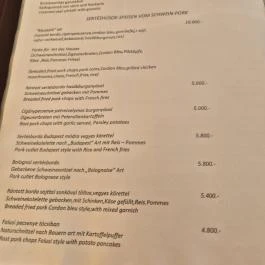 Muskátli Vendéglő Ábrahámhegy - Étlap/itallap