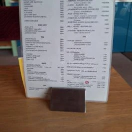 MŰVHÁZ Kávézó Budapest - Étlap/itallap