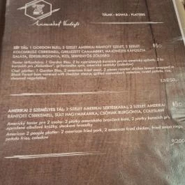 Múzeumkert Vendéglő & Panzió Sátoraljaújhely - Étlap/itallap