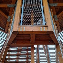 Naplás-tavi kilátó, Budapest - Belső