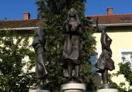 Négy Évszak szoborcsoport Tapolca