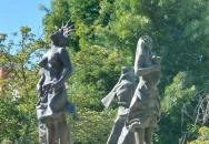 Négy Évszak szoborcsoport Tapolca