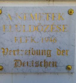 Német kitelepítettek emlékműve