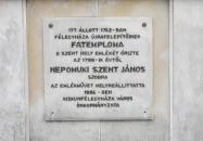 Nepomuki Szent János szobor Kiskunfélegyháza