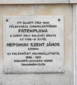 Nepomuki Szent János szobor