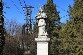 Nepomuki Szent János-szobor Szomor