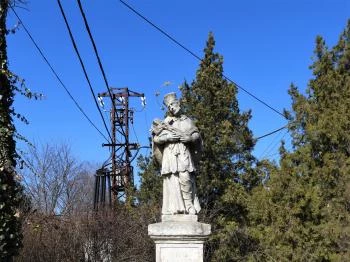 Nepomuki Szent János-szobor Szomor