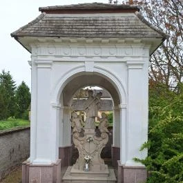 Nepomuki Szent János szobor Tibolddaróc - Külső kép
