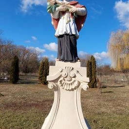 Nepomuki Szent János szobor Pusztavám - Külső kép