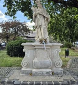 Nepomuki Szent János szobor - Budapest, Hosszúhegy tér