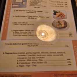 Nhi 1965 - Vietnamese Restaurant Budapest - Étlap/itallap