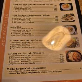 Nhi 1965 - Vietnamese Restaurant Budapest - Étlap/itallap