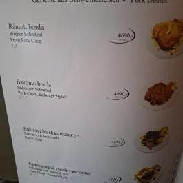 Nimród Vendéglő Farkasgyep? - Étlap/itallap