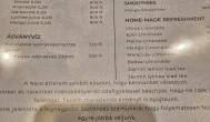 NS Asian cuisine Budapest - Étlap/itallap