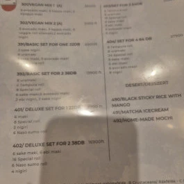 NS Asian cuisine Budapest - Étlap/itallap