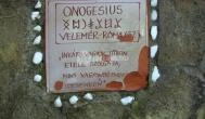 Onogesius-szobor Velemér - Egyéb