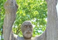 Öreg halász szobra Tata