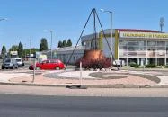 Óriás bogrács Baja