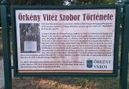 Örkény vitéz szobra Örkény