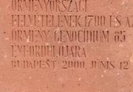 Örmény szent kereszteskő Budapest