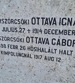 Ottava család emlékműve