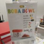 Oxo Bubble Tea - Etele Plaza Budapest - Étlap/itallap