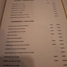 Pajta Étterem, Ôriszentpéter - Étlap/itallap