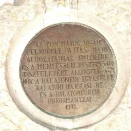 A Pajtás hajó áldozatainak emlékműve Balatonfüred - Egyéb