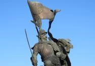 Pálffy Miklós & Schwarzenberg Adolf szobra Győr