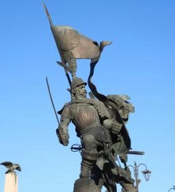 Pálffy Miklós & Schwarzenberg Adolf szobra