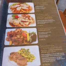 PálffYtália Étterem Győr - Étlap/itallap