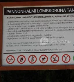 Pannonhalmi Lombkorona Tanösvény