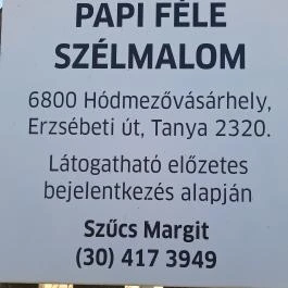 Papi-féle szélmalom Hódmezővásárhely - Egyéb