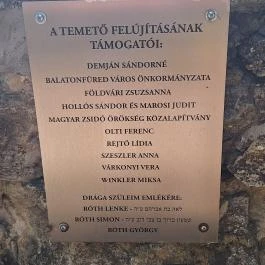 Papsokai templomrom, Balatonfüred - Egyéb