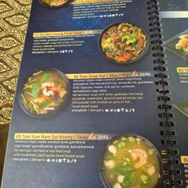 Parázs Thai Wok & Soup Budapest - Étlap/itallap