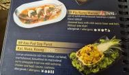 Parázs Thai Wok & Soup Budapest - Étlap/itallap