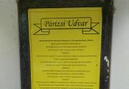 Párizsi Udvar Étterem Keszthely