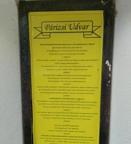 Párizsi Udvar Étterem