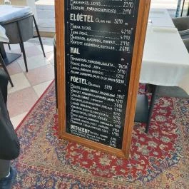 Pasarét Bisztró Budapest - Étlap/itallap