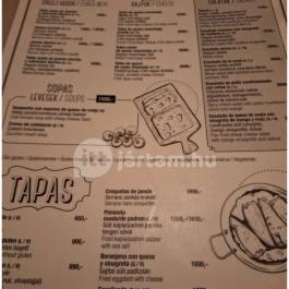 Pata Negra Buda Budapest - Étlap/itallap