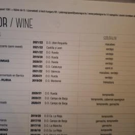 Pata Negra Pest Budapest - Étlap/itallap