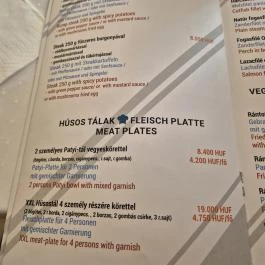 Patyi Étterem, Bögöte - Étlap/itallap